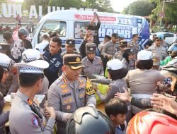 Polresta Pati Serukan Pesan Kamtibmas dan Bagikan 2.000 Takjil di Bulan Ramadan 1446 H