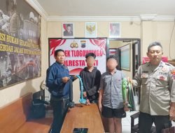 Patroli Polsek Tlogowungu Amankan Dua Pemuda Bawa Senjata Sarung