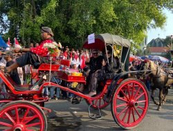 Wakili Ketua DPRD, Irianto Budi Utomo Ikuti Kirab Boyongan Hari Jadi Pati ke-702