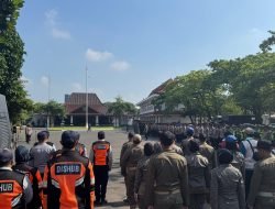 Ratusan Personel Polresta Pati Amankan Rapat Kerja Pansus Hak Angket DPRD