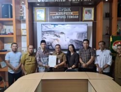 KPU Lampung Tengah Laksanakan Audiensi Dan Koordinasi dengan Dinas Pemberdayaan Masyarakat Kampung.