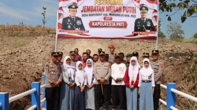 Polri dan TNI Dukung Pemerataan Pembangunan Lewat Jembatan Merah Putih Presisi