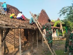 Penanaman Pohon dalam TMMD Pati Rampung, Dukung Pelestarian Lingkungan